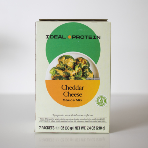 ideal protein cheddar cheese sauce
